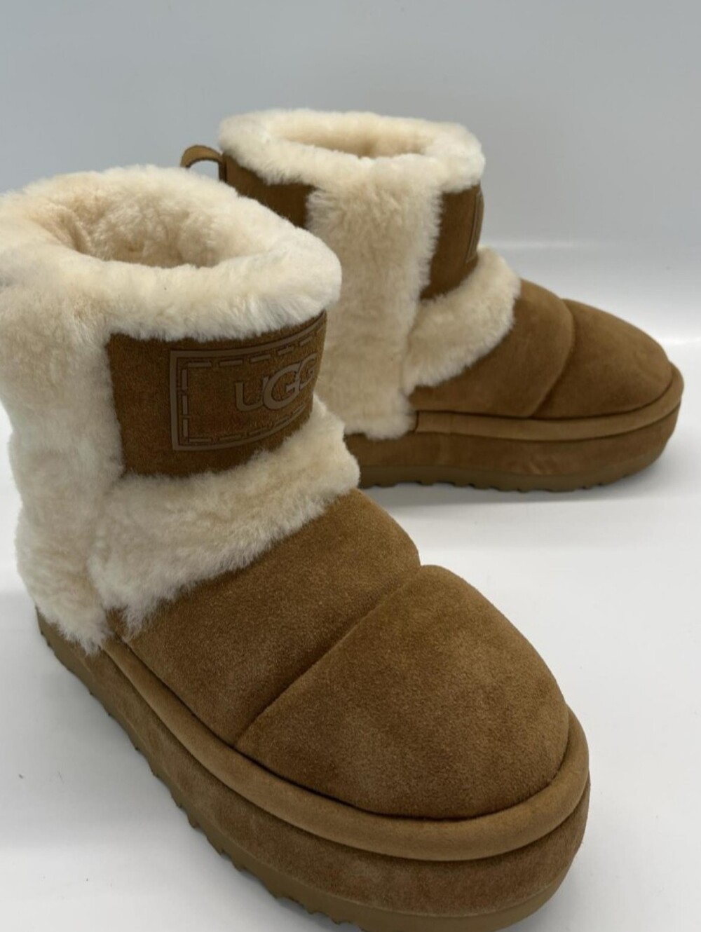 UGG Wmns Classic Chillapeak 'Chestnut' Boots Size 8 NWOT MSRP $260 - Picture 5 of 9